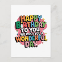 Colourful Birthday Wishes