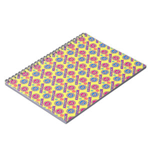 Colourful Bitcoin Pattern Notebook