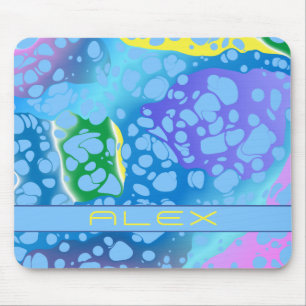Colourful Blobs Mouse Mat