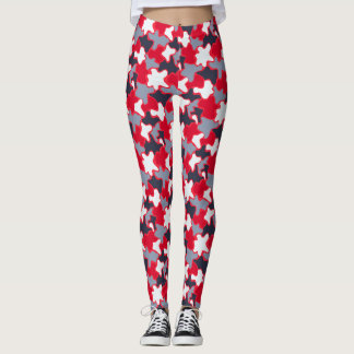 Colourful Blobs Pattern Leggings