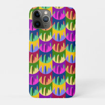 Colourful bloody eyes pop art jungle