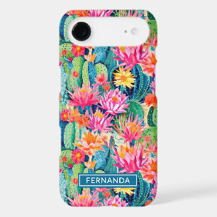 Colourful Blooming Cacti Personalised