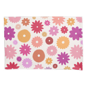Colourful Blooms Big Pattern Pillowcase