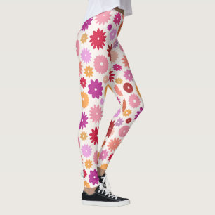 Colourful Blooms Large Pattern Leggings
