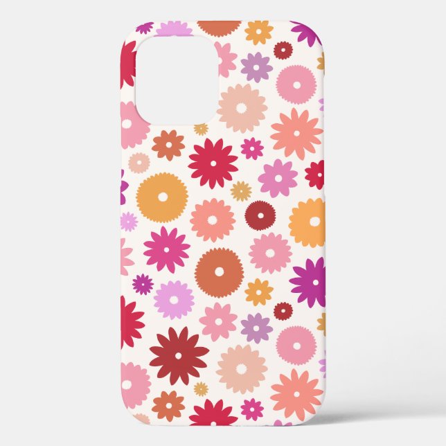 Colourful Blooms Pattern Case-Mate iPhone Case (Back)