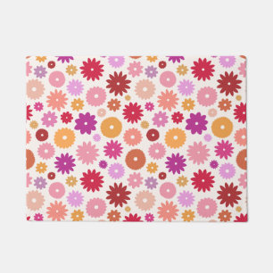 Colourful Blooms Pattern Doormat
