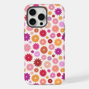 Colourful Blooms Repeat Pattern iPhone 15 Pro Max Case