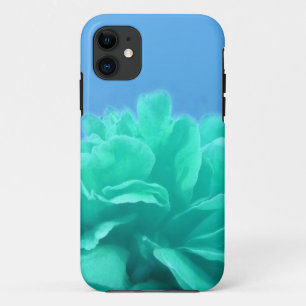 Colourful Blue Green Floral iPhone 11 Case