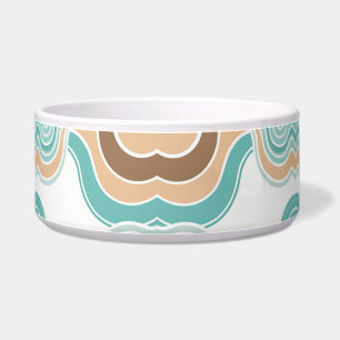 Colourful blue/tan/brown medallion