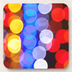 Colourful Blurry Lights Coaster