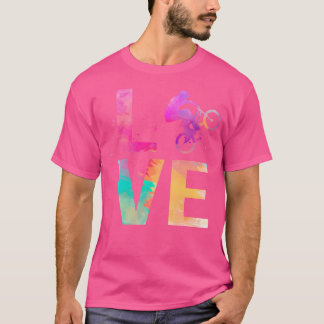 Colourful Bmx Mum Bmx T-Shirt