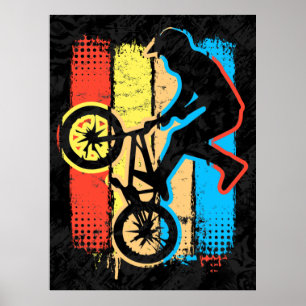 Colourful Bmx Poster - Bmx Bike - Bmx Bicycle