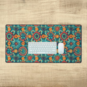 Colourful Bohemian Boho Desk Mat