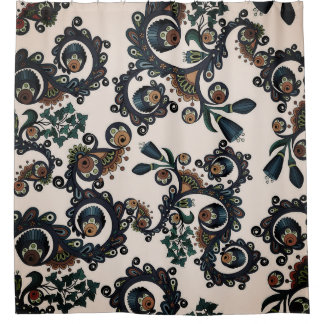 Colourful Bohemian Boho MOD Hippy Chic Pattern Sho Shower Curtain