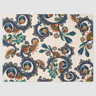 Colourful Bohemian Boho MOD Hippy Chic Pattern Tissue Paper