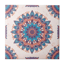 Colourful Bohemian Mandala Pattern