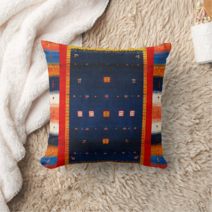 Colourful Bohemian Moroccan Style Throw Pillow