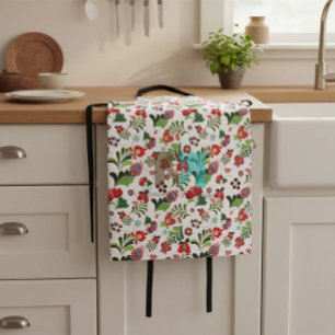 Colourful Boho Hungarian Folk Floral Desig Gift Apron