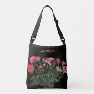 Colourful Boho Pretty Spring Flowers For Her Crossbody Bag