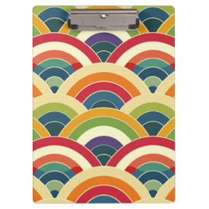 Colourful Boho Rainbow Clipboard