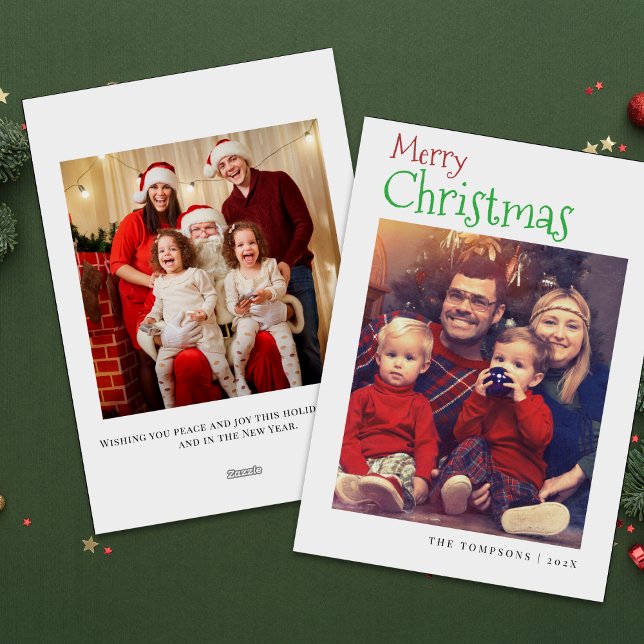Colourful Bold Christmas Family Photos Holiday Car (Creator Uploaded)