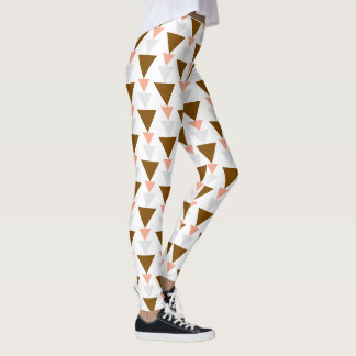 Colourful Bold Geometric Triangle Leggings