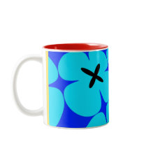 colourful bold graphic floral CaféOlé 11oz. mug