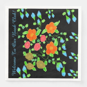 Colourful Book Club Paper Napkins