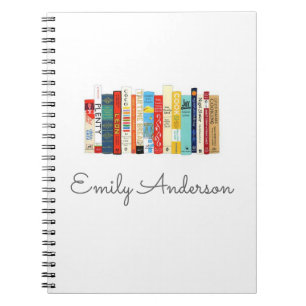 colourful books custom personalised bullet journal