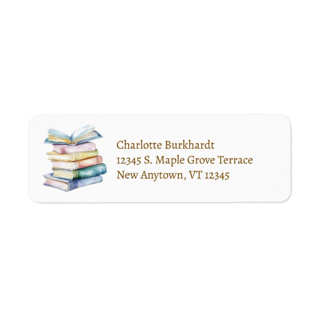 Colourful Books Illustration (Front)