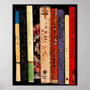 Colourful Books Poster