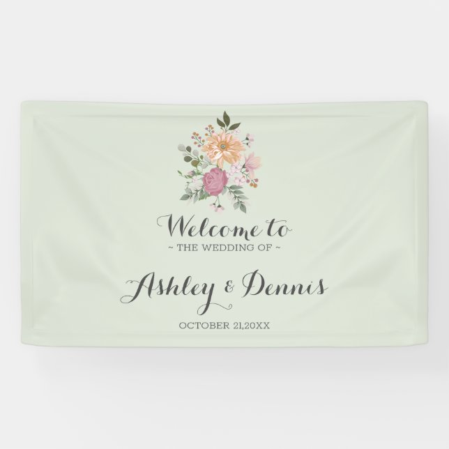 Colourful Bouquet Banner (Horizontal)