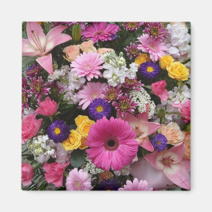 Colourful Bouquet Magnet