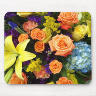 Colourful Bouquet Mouse Mat