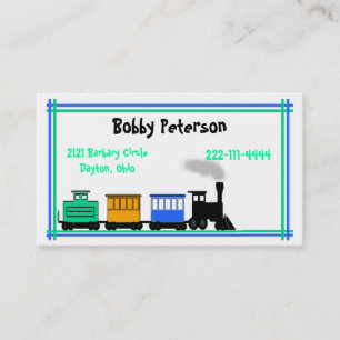 Colourful Boy's calling card