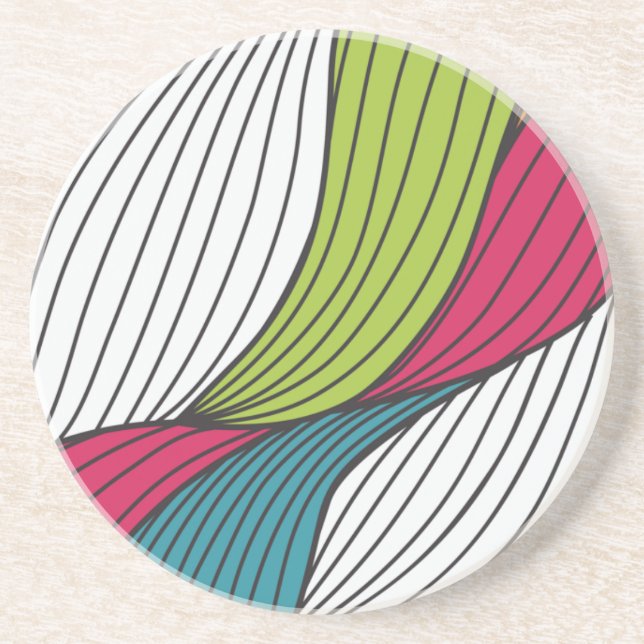 Colourful Braiding 2 Coaster (Front)