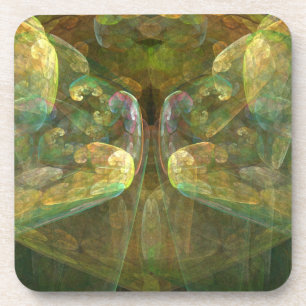 Colourful Brain Matter Abstract Coaster