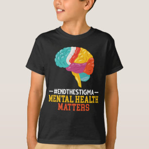 Colourful Brain Mental Health T-Shirt