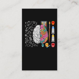 Colourful Brain Neurosurgeon Scientist Artist Business Card