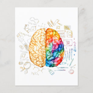 Colourful Brain - Science And Art - Neuroscience N