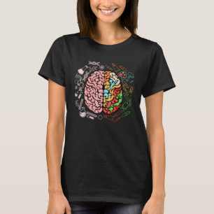 Colourful Brain Science Neuroscience Neurologist T-Shirt