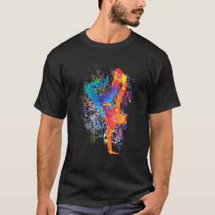 Colourful Breakdance Hip Hop B Boying Breakdancing T-Shirt