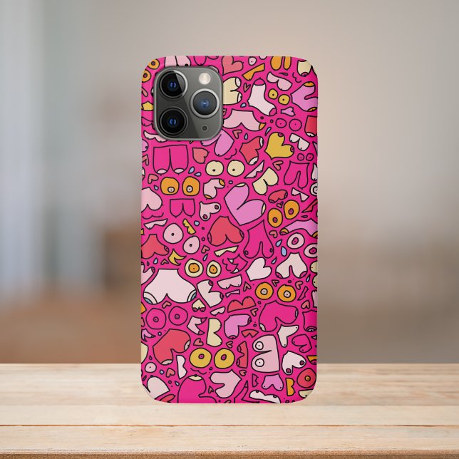 colourful breast pattern stone coaster Case-Mate iPhone case (Creator Uploaded)