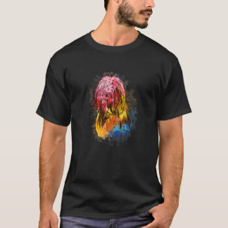 Colourful Briard Clothes For Briard Mum & Briard D T-Shirt