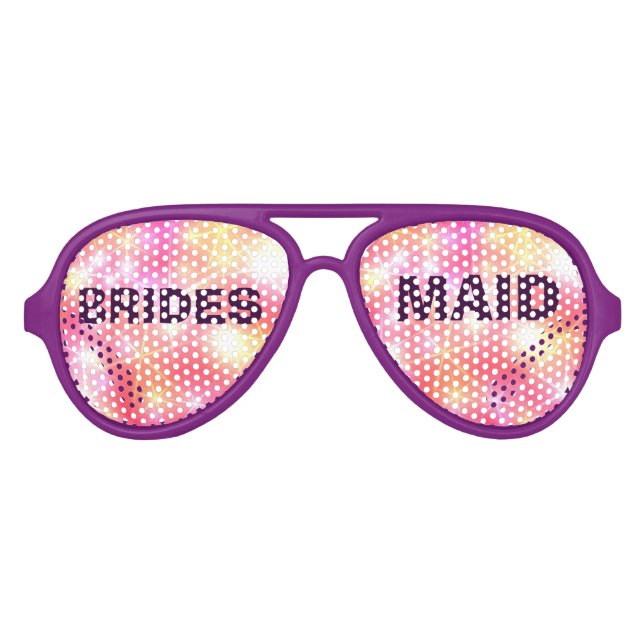 Colourful Bridesmaid Party Eye Glasses (Front)