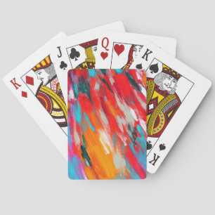 Colourful Bright Colours   Playing Cards