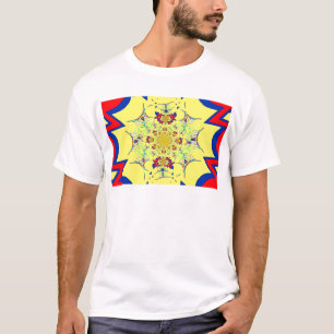 Colourful Bright floral damask design T-Shirt