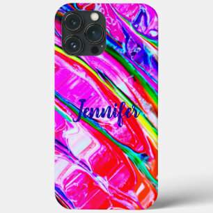 Colourful Bright Neon Personalised iPhone 13 Pro Max Case
