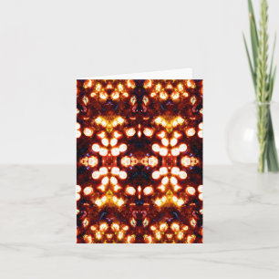 Colourful Bright Shining Lights Card