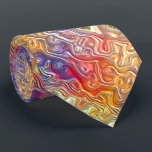 Colourful Bright Stylish Abstract Swirl Pattern Tie<br><div class="desc">Unique neck tie with contemporary bright blue, vibrant red, pastel mint green, white and pale orange coloured shiny looking swirls pattern. Ornate, funky, modern and whimsical hipster design for the artistic or artsy hip trend setter, vintage retro, nouveau deco art style or abstract graphic digital geometric motif lover. Unique, pretty,...</div>